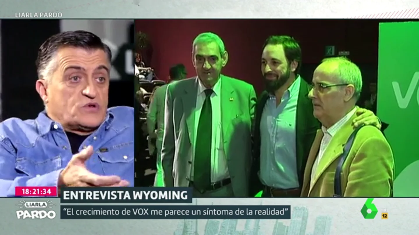 El Gran Wyoming y Santiago Abascal El Gran Wyoming y Santiago Abascal