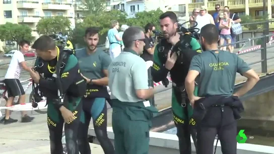 Imagen de la Guardia Civil buscando al menor desaparecido en Mallorca Imagen de la Guardia Civil buscando al menor desaparecido en Mallorca