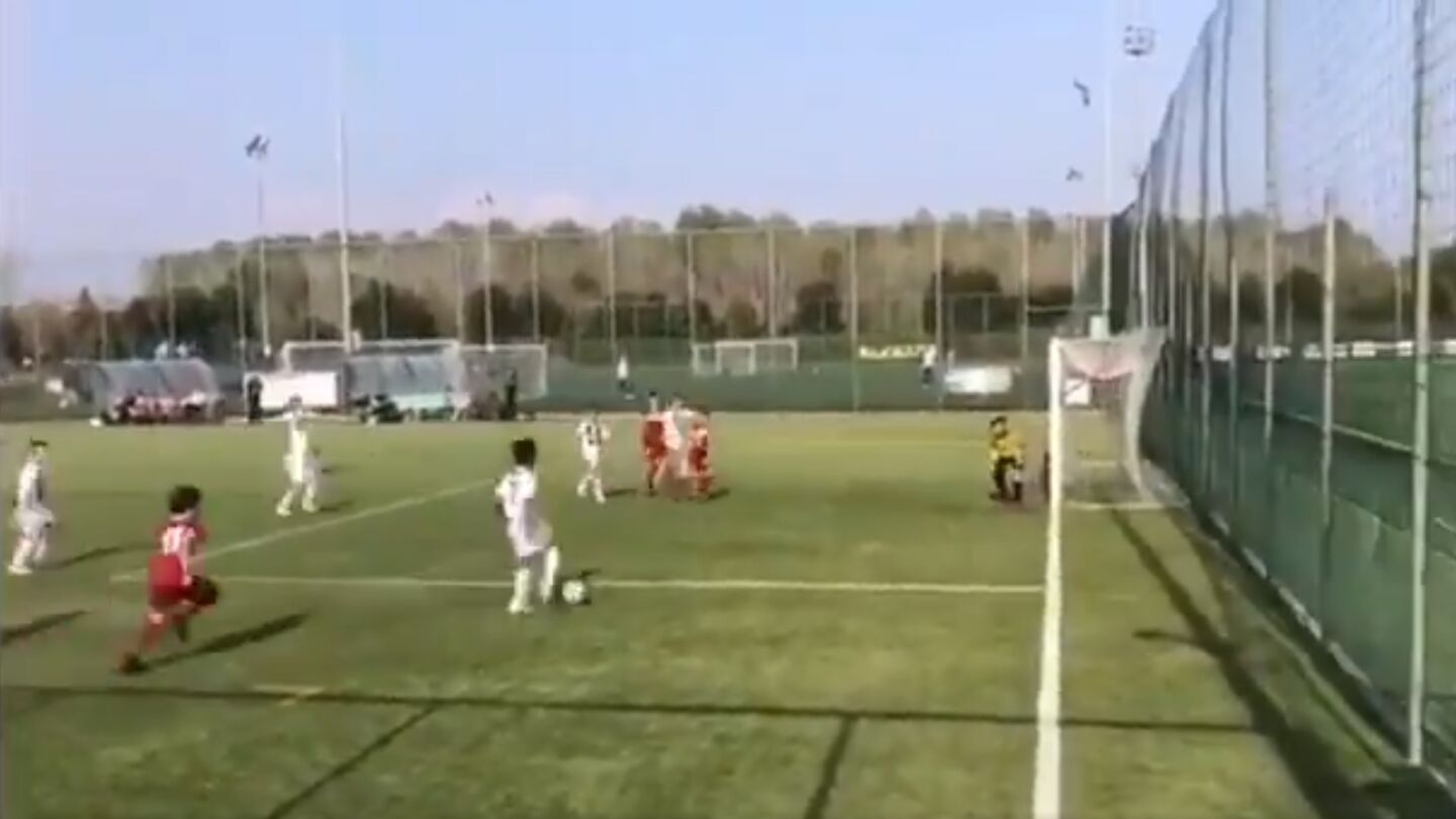 Cristiano Ronaldo Jr. marca un gol con la Juve