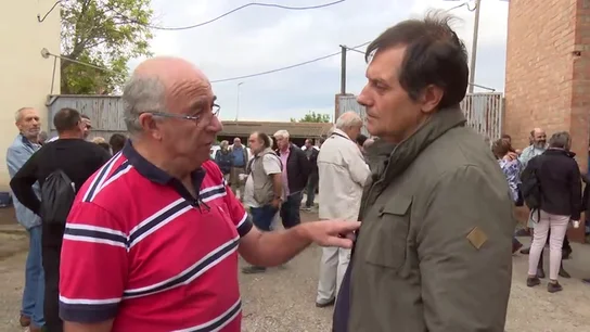 Josep Pàmies habla con Leo Álvarez Josep Pàmies habla con Leo Álvarez