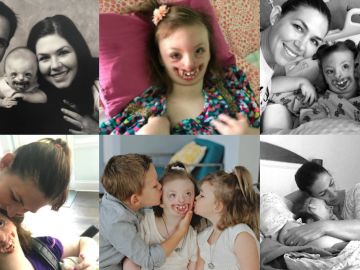 Natalie Weaver con su hija Sophia