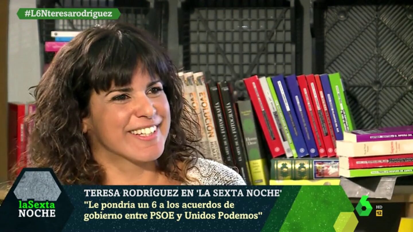 Teresa Rodr&iacute;guez, en laSexta Noche