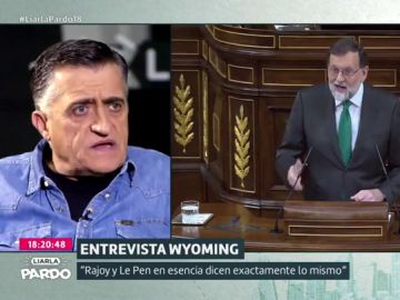 El Gran Wyoming y Rajoy El Gran Wyoming y Rajoy