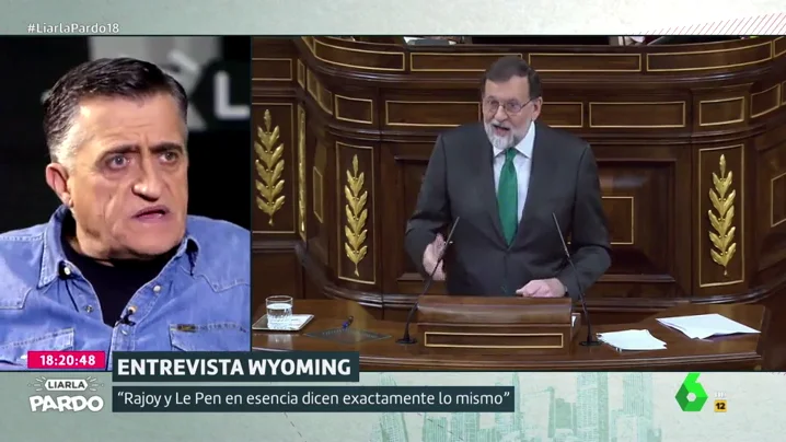 El Gran Wyoming y Rajoy