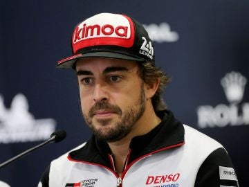 Fernando Alonso, en rueda de prensa Fernando Alonso, en rueda de prensa