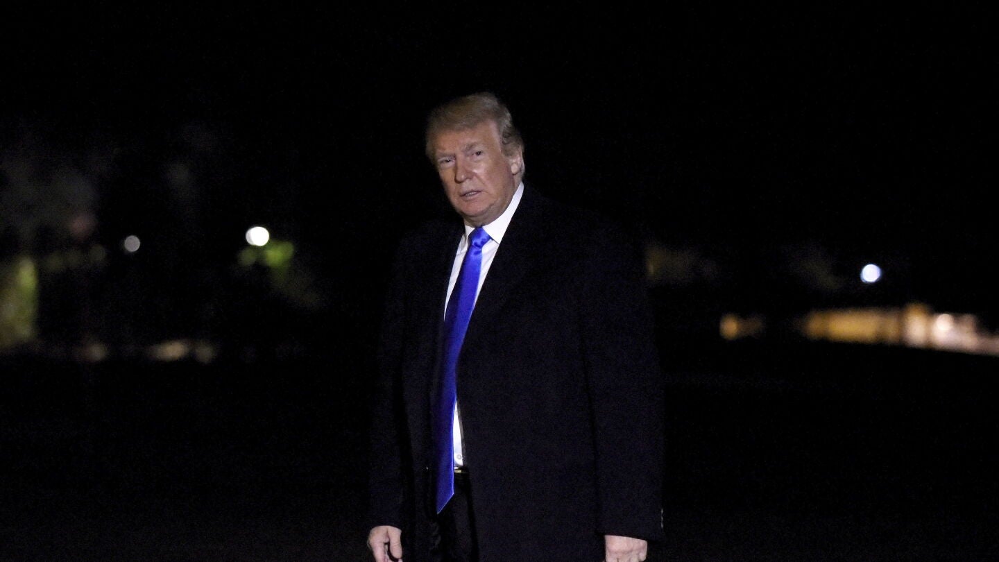 El presidente de EEUU, Donald Trump