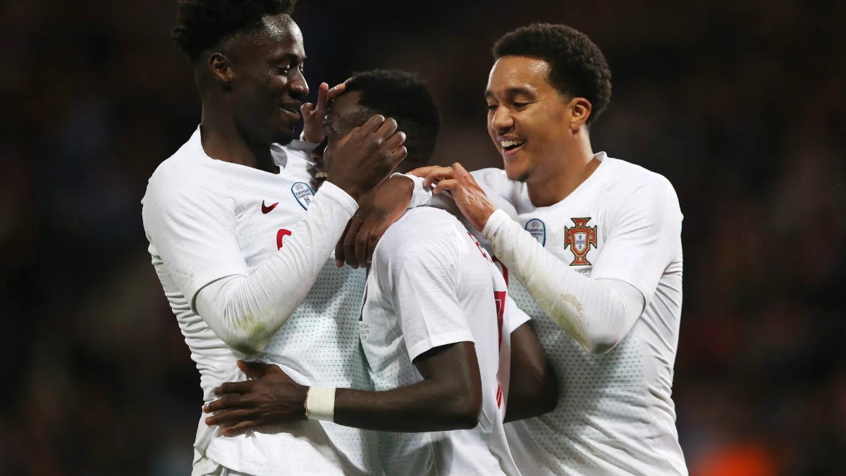 Portugal celebra un gol