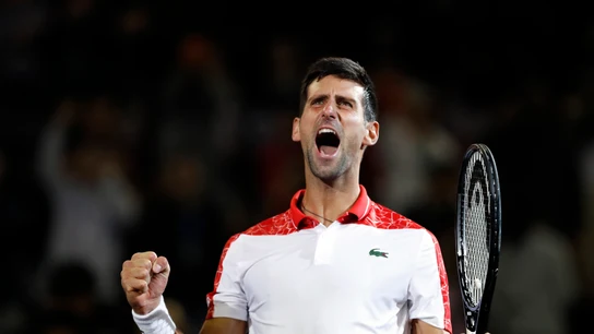 Novak Djokovic Novak Djokovic celebra su triunfo