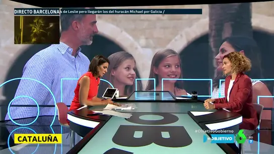 Meritxell Batet con Ana Pastor en El Objetivo Meritxell Batet con Ana Pastor en El Objetivo