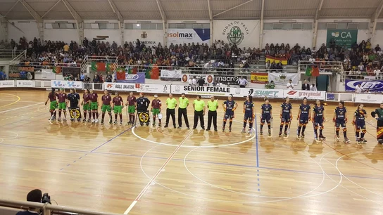 La selección española de hockey femeino se prepara para el partido La selección española de hockey femeino se prepara para el partido