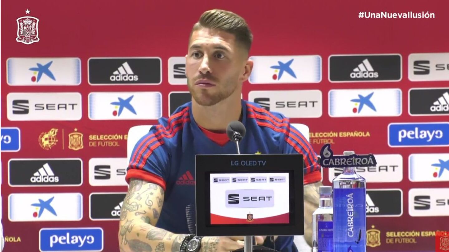 Sergio Ramos habla en rueda de prensa