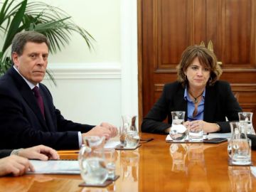 La ministra de Justicia, Dolores Delgado se reúne con Juan Carlos Quer La ministra de Justicia, Dolores Delgado se reúne con Juan Carlos Quer