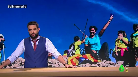 Dani Mateo, tras el ascenso de los independentistas a los picos catalanes: "Puede que no consigan liberar a los presos, pero van a conseguir unos glúteos de hierro" Dani Mateo, tras el ascenso de los independentistas a los picos catalanes: "Puede que no consigan liberar a los presos, pero van a conseguir unos glúteos de hierro"