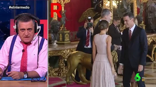 Wyoming pide el VAR para aclarar el error de protocolo de Sánchez: "La dupla presidencial se quedó en fuera de juego" Wyoming pide el VAR para aclarar el error de protocolo de Sánchez: "La dupla presidencial se quedó en fuera de juego"