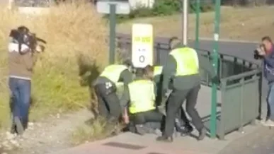 Imagen de la detención en Granada