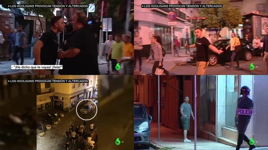 Hooligans ingleses en Sevilla Hooligans ingleses en Sevilla