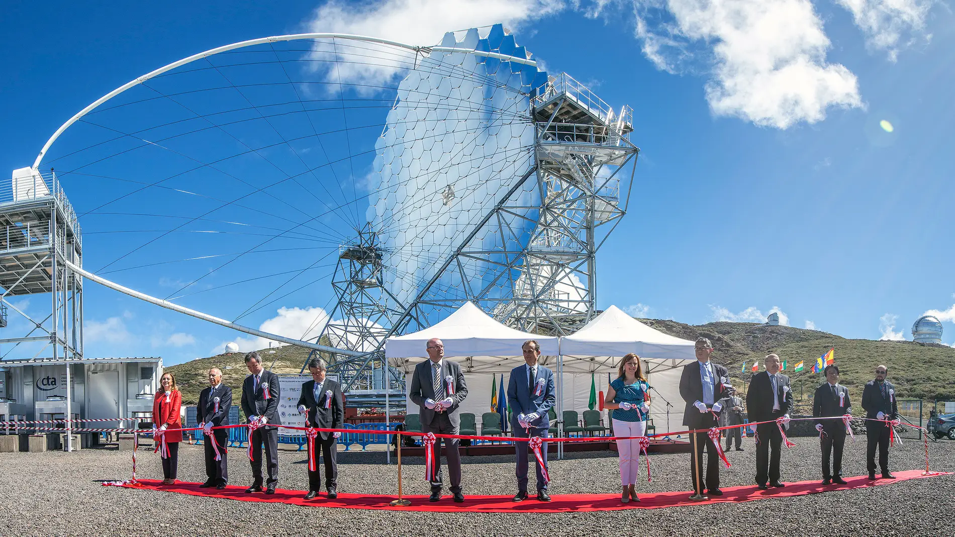 Nuevo telescopio LST 1 para estudiar los fenomenos mas energeticos del universo