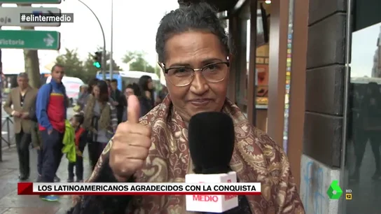 Los latinoamericanos, agradecidos con la conquista: "Ahora puedo comprar carne en el supermercado en vez de ir a cazar" Los latinoamericanos, agradecidos con la conquista: "Ahora puedo comprar carne en el supermercado en vez de ir a cazar"