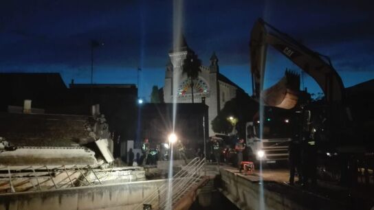 La zona rescatada por el perro de b&uacute;squeda