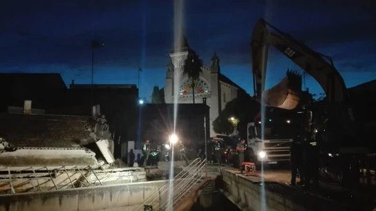 La zona rescatada por el perro de búsqueda La zona rescatada por el perro de búsqueda