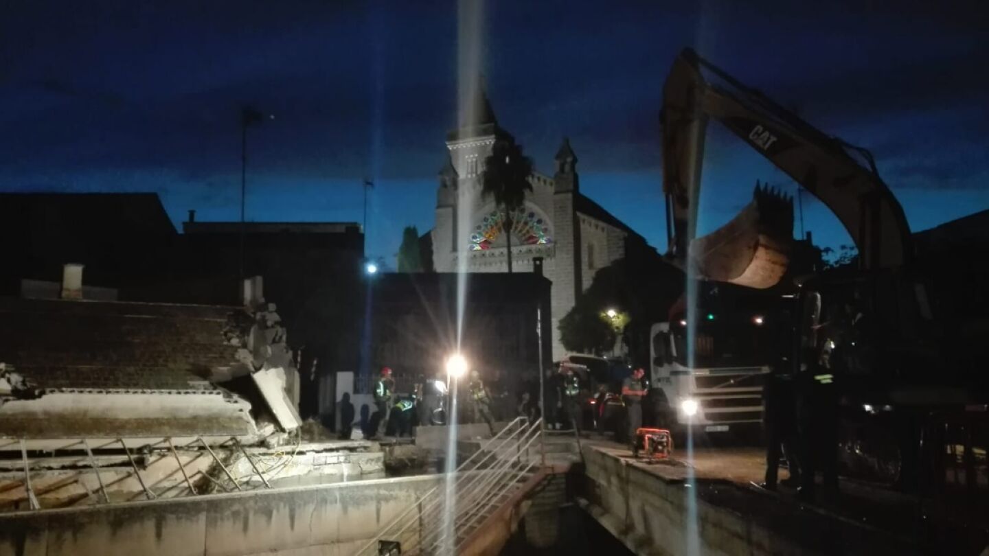 La zona rescatada por el perro de b&uacute;squeda