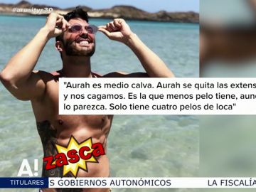 El bochornoso comentario machista de Suso sobre Aurah El bochornoso comentario machista de Suso sobre Aurah