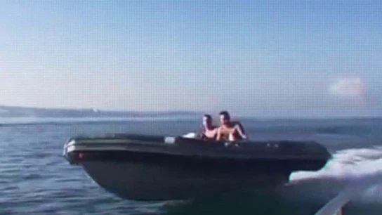 Imagen de una narcolancha Imagen de una narcolancha