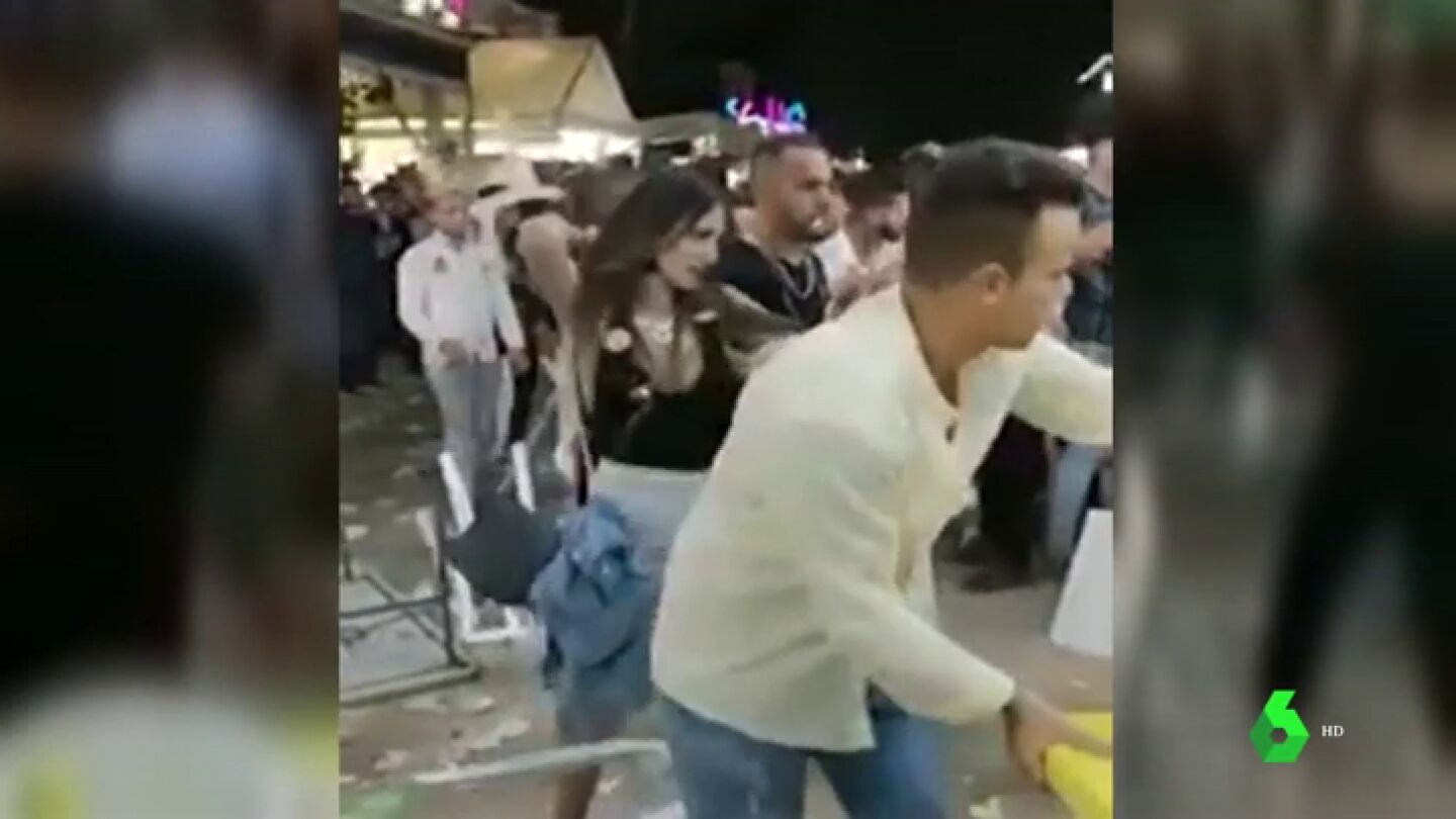 Las im&aacute;genes de la multitudinaria pelea en la Feria de Ja&eacute;n