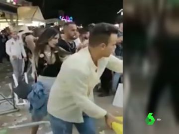 Las imágenes de la multitudinaria pelea en la Feria de Jaén Las imágenes de la multitudinaria pelea en la Feria de Jaén