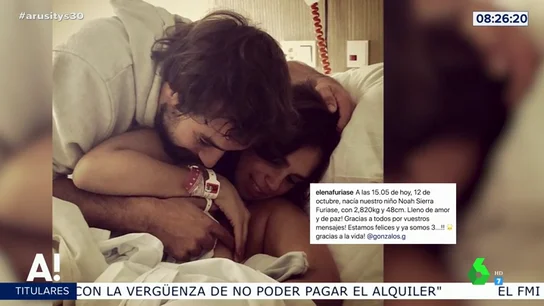 Elena Furiase ya es mamá Elena Furiase ya es mamá