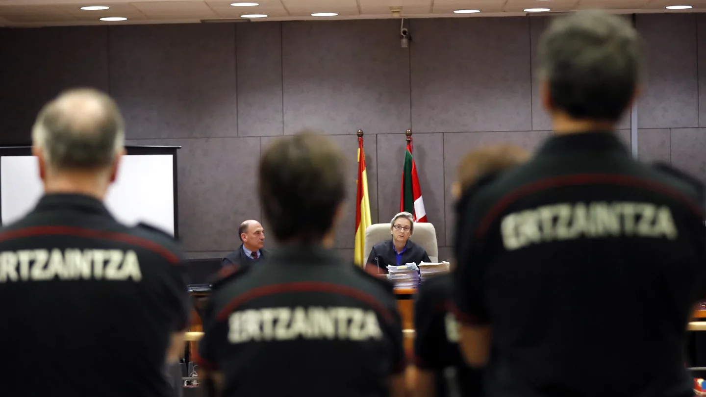 Imagen del juicio por la muerte de Íñigo Cabacas en Bilbao Imagen del juicio por la muerte de Íñigo Cabacas en Bilbao