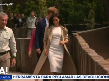 Las primeras imágenes de Meghan Markle embarazada Las primeras imágenes de Meghan Markle embarazada