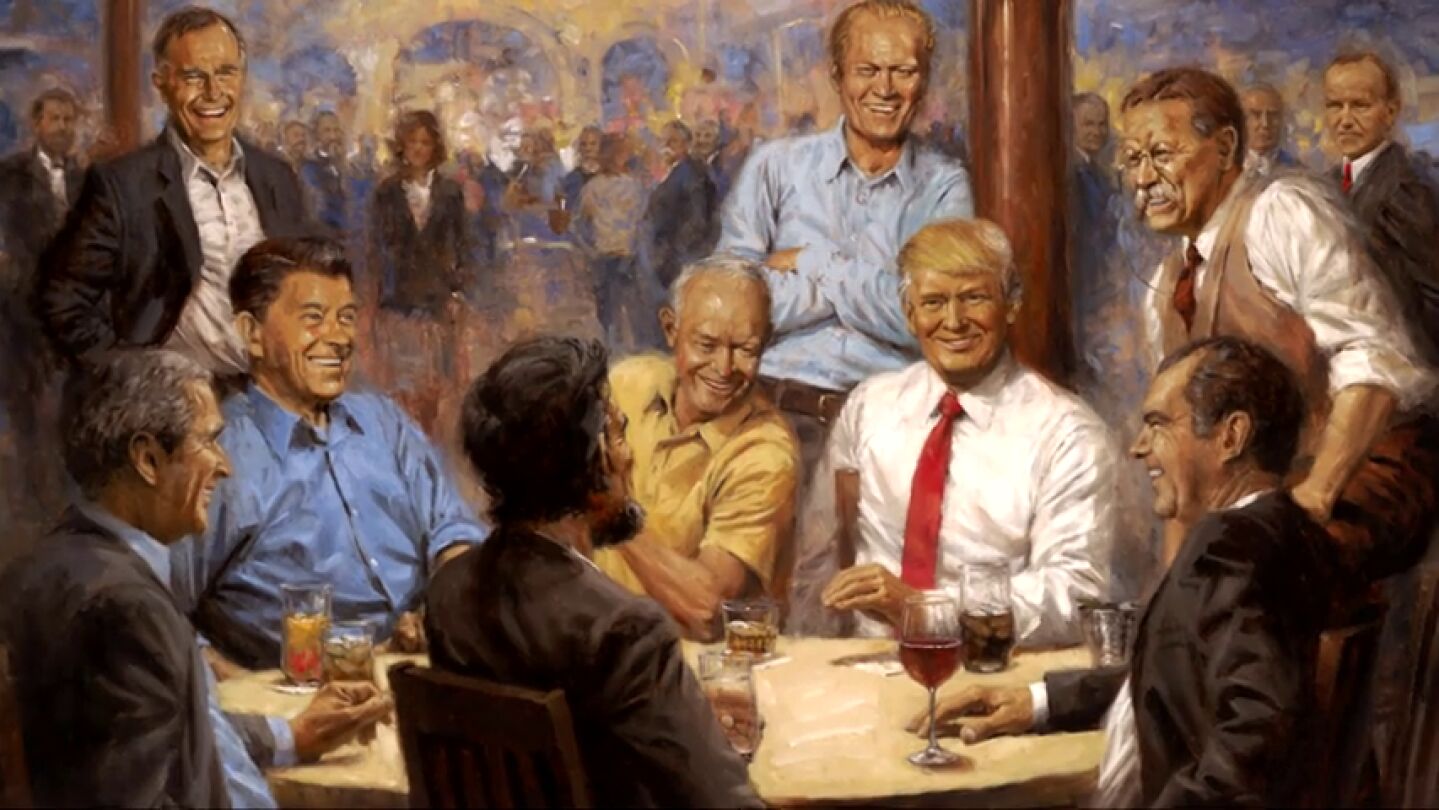 Trump, Aznar, Obama... estos son los retratos presidenciales m&aacute;s destacados