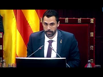 Ana Pastor entrevista al presidente del Parlament de Cataluña Roger Torrent este domingo en El Objetivo Ana Pastor entrevista al presidente del Parlament de Cataluña Roger Torrent este domingo en El Objetivo
