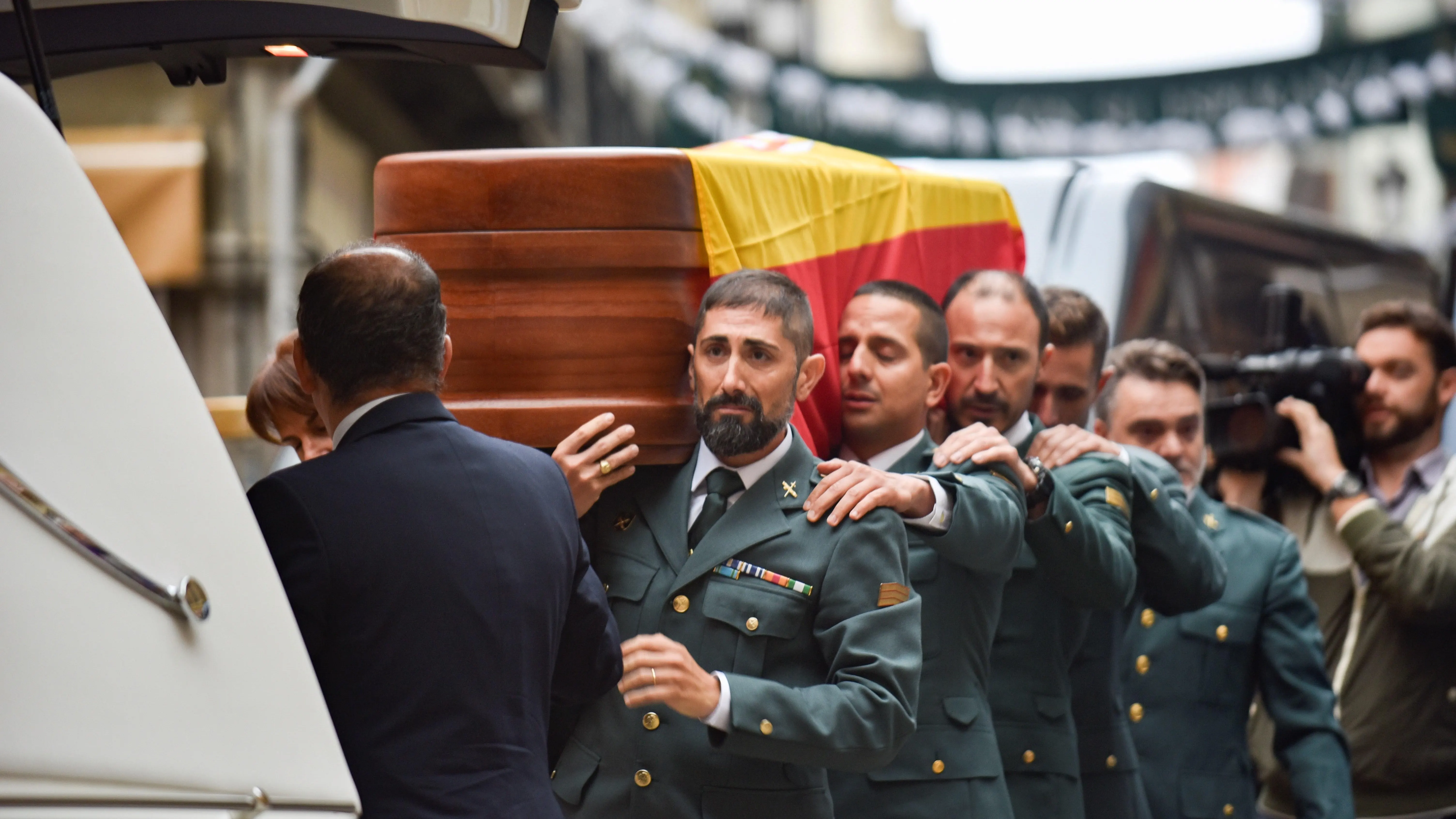 Funeral del guardia civil asesinado en Granada