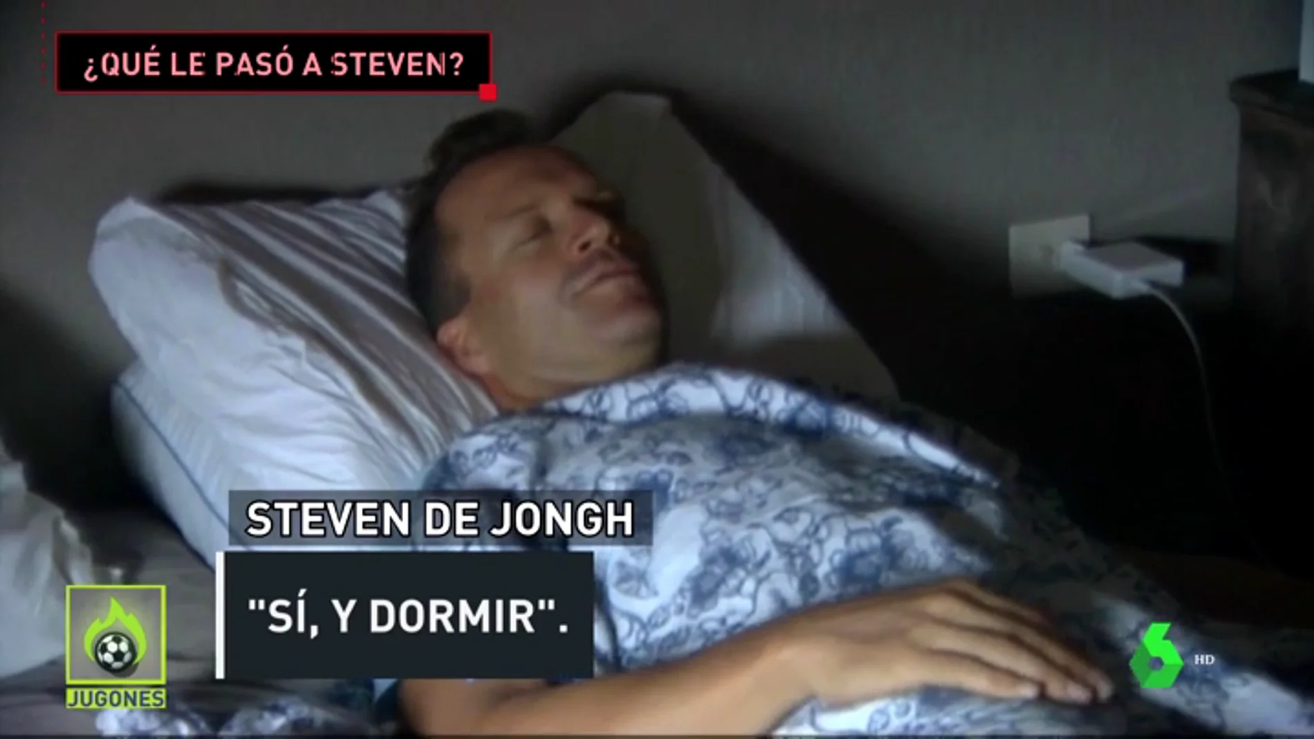 LaSexta visita a Steven De Jongh en su casa tras su misterioso accidente: "Estoy feliz"