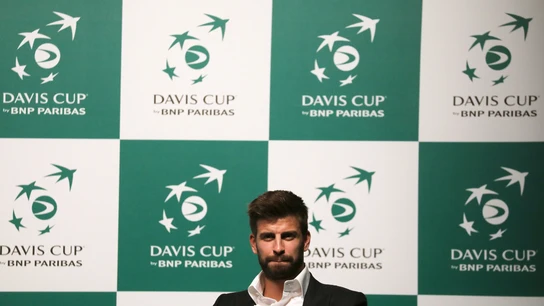 Gerard Piqué, en la presentación de la nueva Copa Davis Gerard Piqué, en la presentación de la nueva Copa Davis