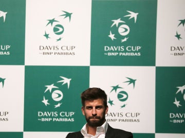 Gerard Piqué, en la presentación de la nueva Copa Davis Gerard Piqué, en la presentación de la nueva Copa Davis