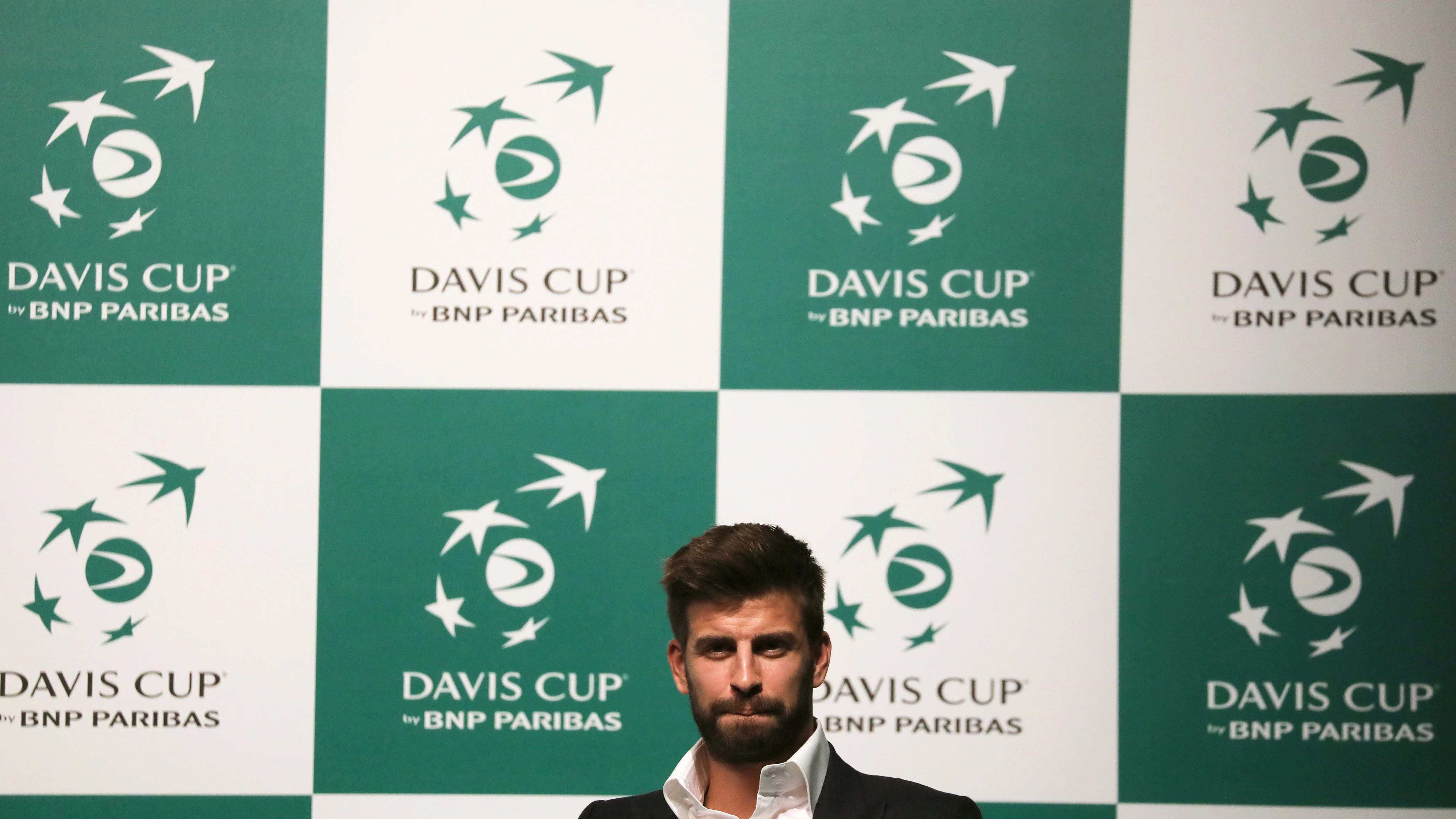 Gerard Piqué, en la presentación de la nueva Copa Davis