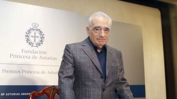 Martin Scorsese en un encuentro con los medios de comunicación en Oviedo