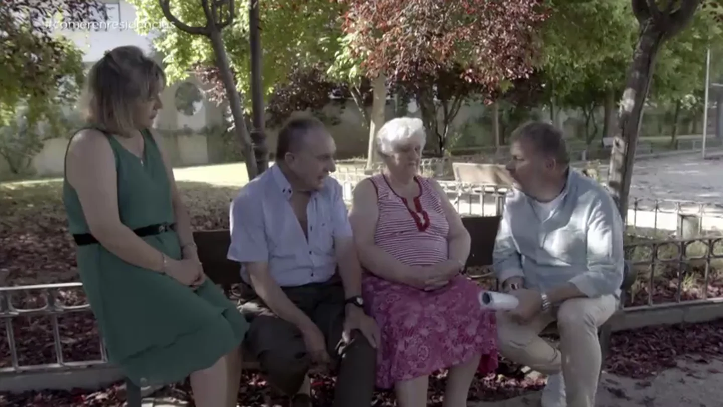 Enrique, un residente de un centro de ancianos Enrique, un residente de un centro de ancianos