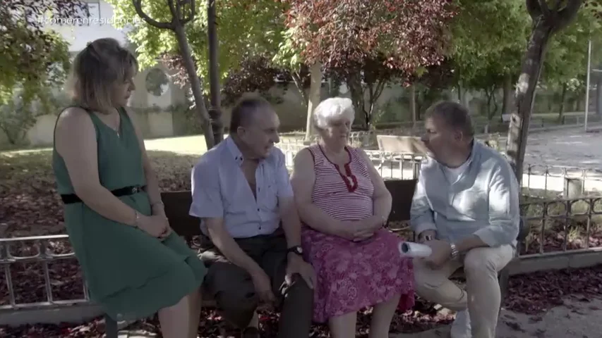 Enrique, un residente de un centro de ancianos