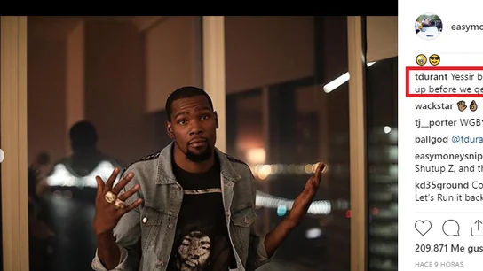 El polémico comentario del hermano de Kevin Durant El polémico comentario del hermano de Kevin Durant