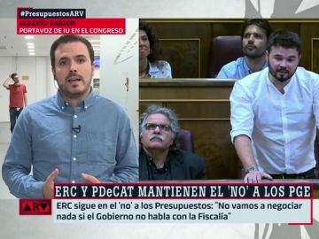 Alberto Garzón y Gabriel Rufián Alberto Garzón y Gabriel Rufián