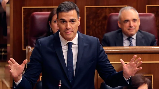 Pedro Sánchez en el Congreso Pedro Sánchez en el Congreso