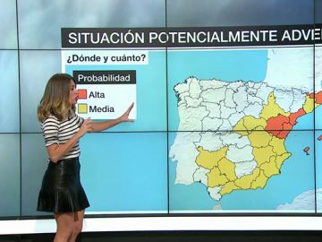 La mitad este de España, en situación potencialmente adversa por las lluvias: en Aragón se acumularán 180 litros por metro cuadrado La mitad este de España, en situación potencialmente adversa por las lluvias: en Aragón se acumularán 180 litros por metro cuadrado