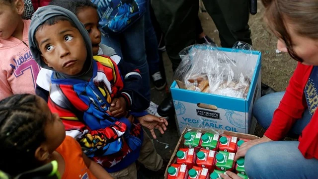 Imagen de archivo de unos niños colombianos