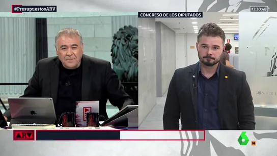 Antonio García Ferreras y Gabriel Rufián Antonio García Ferreras y Gabriel Rufián