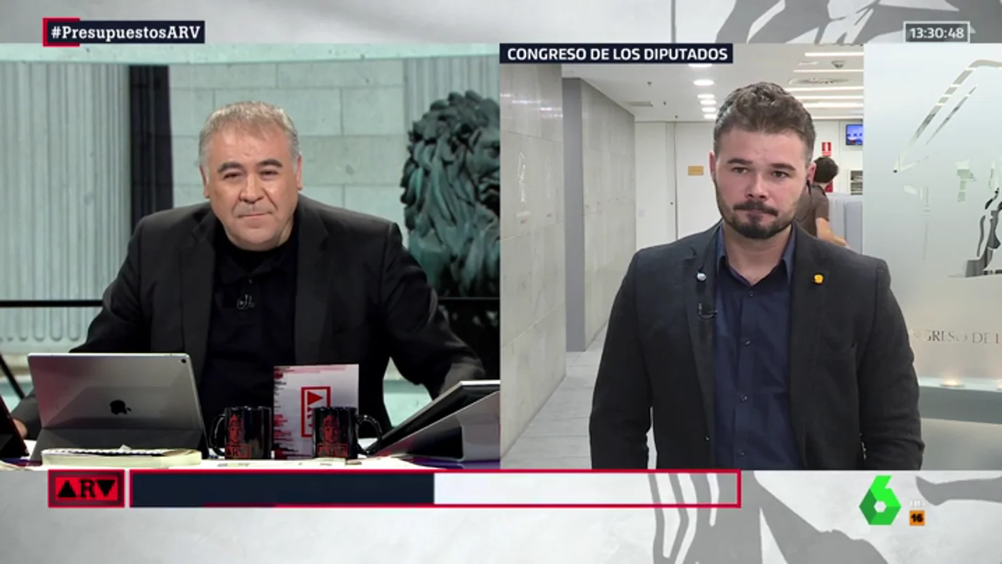 Antonio García Ferreras y Gabriel Rufián Antonio García Ferreras y Gabriel Rufián