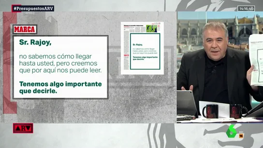La genial publicidad para contactar con el Sr. Rajoy... ¡a través del Marca! La genial publicidad para contactar con el Sr. Rajoy... ¡a través del Marca!